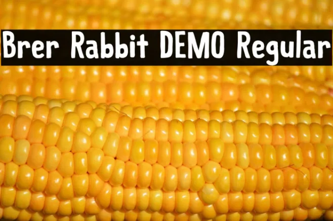 Brer Rabbit DEMO Regular Example 2