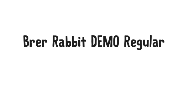 Brer Rabbit DEMO Regular Logo