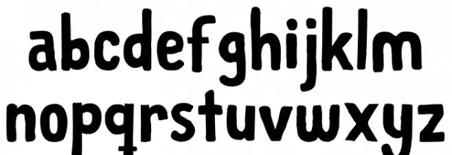 Brer Rabbit DEMO Regular Caratteri MINUSCOLO