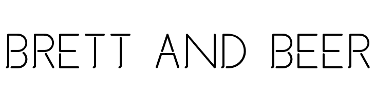 Brett and Beer  Free Fonts Download