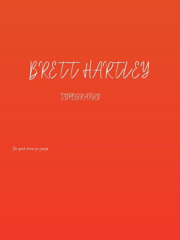 Brett hartley Poster