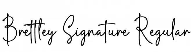 Brettley Signature Regular  font caratteri gratis