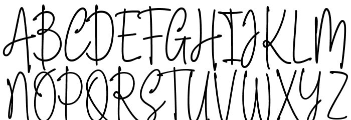 Brettley Signature Regular Font UPPERCASE