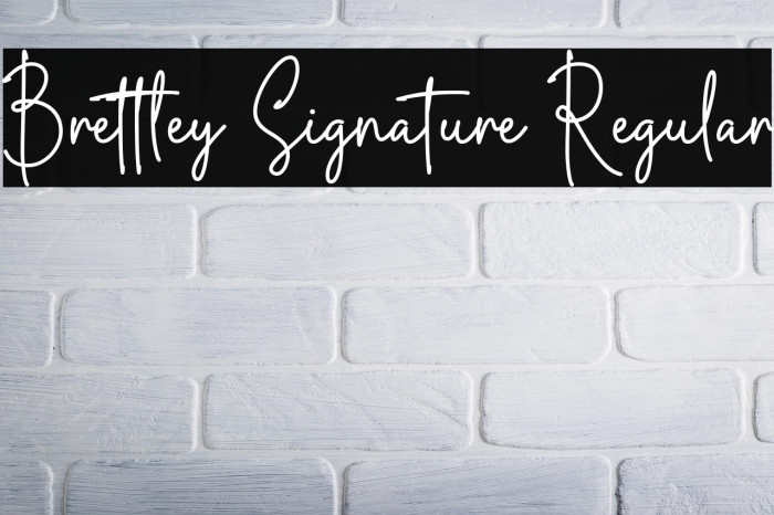 Brettley Signature Regular Example 2