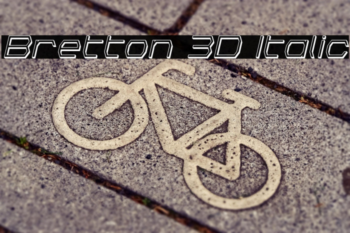 Bretton 3D Italic Example 1