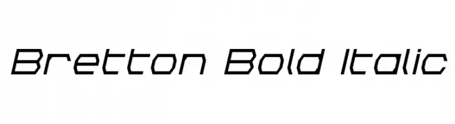 Bretton Bold Italic  Fuentes Gratis Descargar