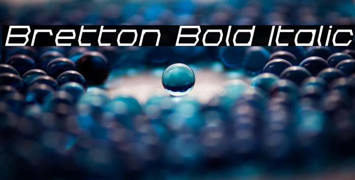 Bretton Bold Italic Example 3