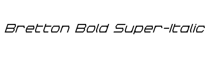 Bretton Bold Super-Italic  لخطوط تنزيل