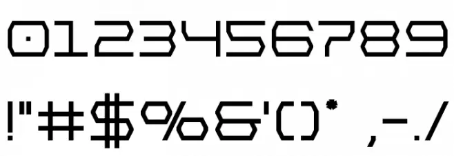 Bretton Bold Font OTHER CHARS