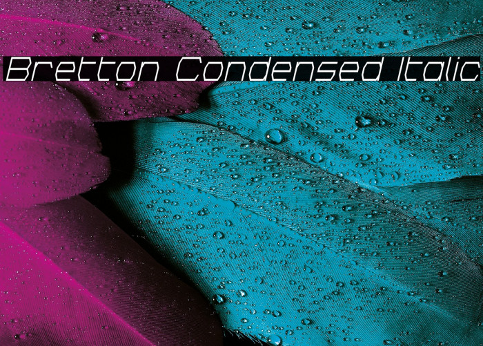 Bretton Condensed Italic Example 2