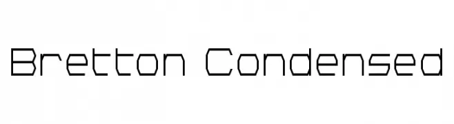 Bretton Condensed  font caratteri gratis