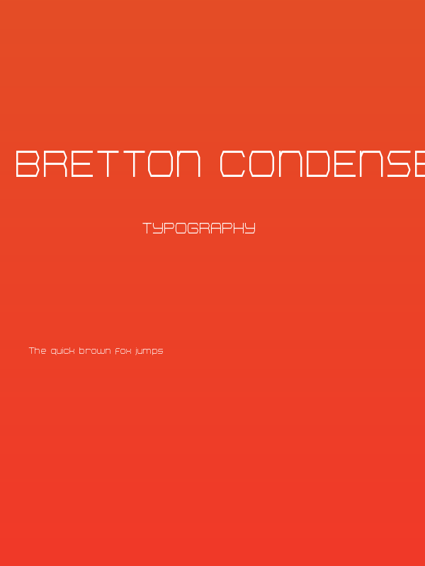 Bretton Condensed Poster