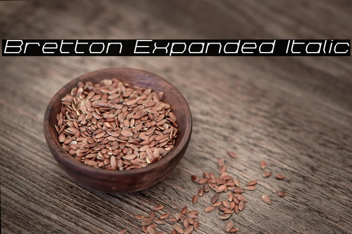 Bretton Expanded Italic Example 1