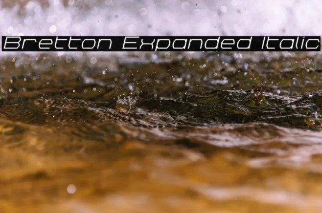 Bretton Expanded Italic Example 2