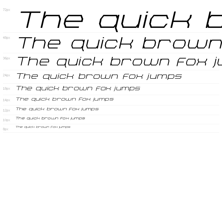 Bretton Expanded Italic Waterfall