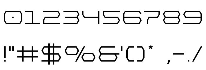 Bretton Expanded Font OTHER CHARS