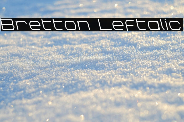 Bretton Leftalic Example 1