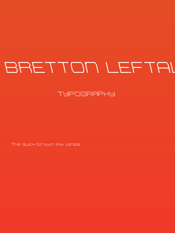 Bretton Leftalic Poster