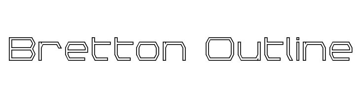 Bretton Outline  Fuentes Gratis Descargar