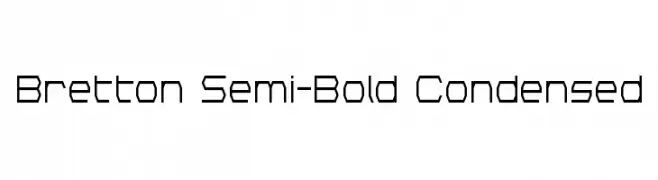 Bretton Semi-Bold Condensed  Free Fonts Download