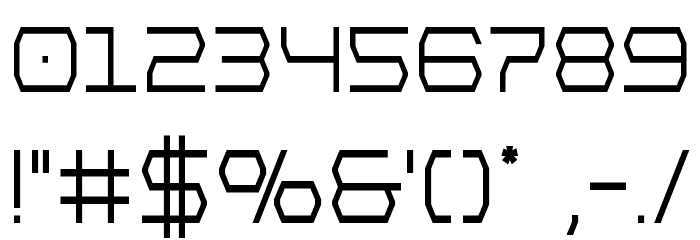Bretton Semi-Bold Condensed Font OTHER CHARS