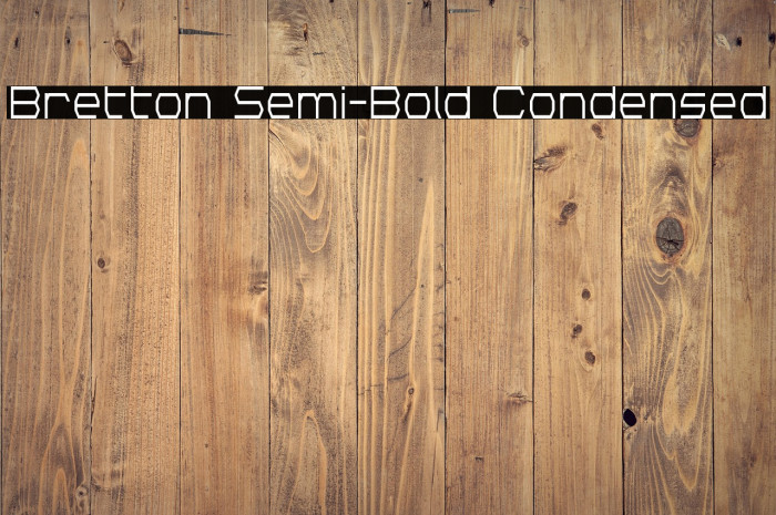 Bretton Semi-Bold Condensed Example 3