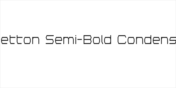 Bretton Semi-Bold Condensed Logo
