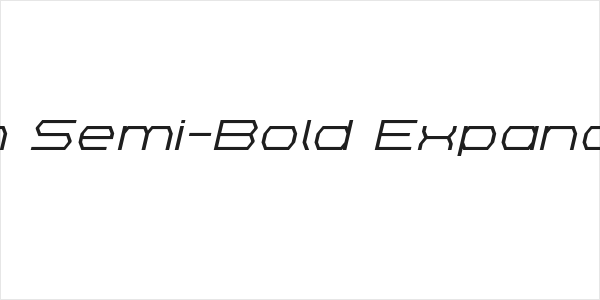 Bretton Semi-Bold Expanded Italic Logo