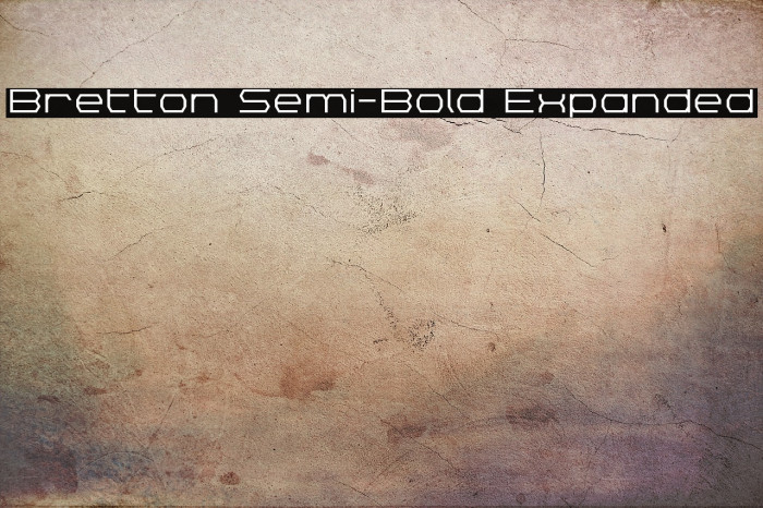 Bretton Semi-Bold Expanded Example 1