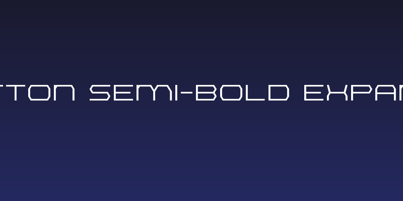 Bretton Semi-Bold Expanded Social Header