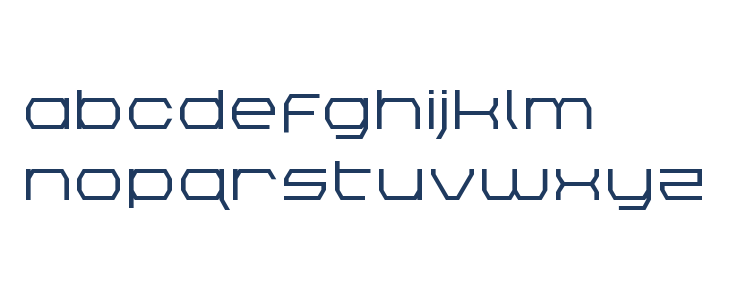 Bretton Semi-Bold Expanded Lowercase