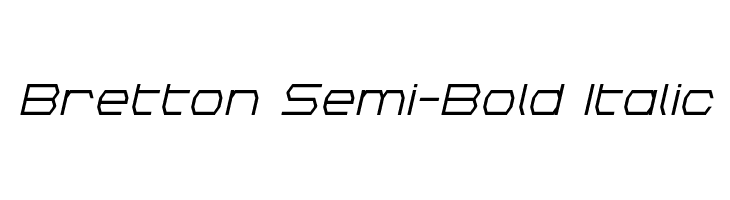 Bretton Semi-Bold Italic  Fuentes Gratis Descargar