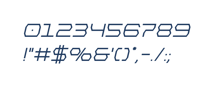 Bretton Semi-Bold Italic Other Characters