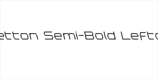 Bretton Semi-Bold Leftalic Logo