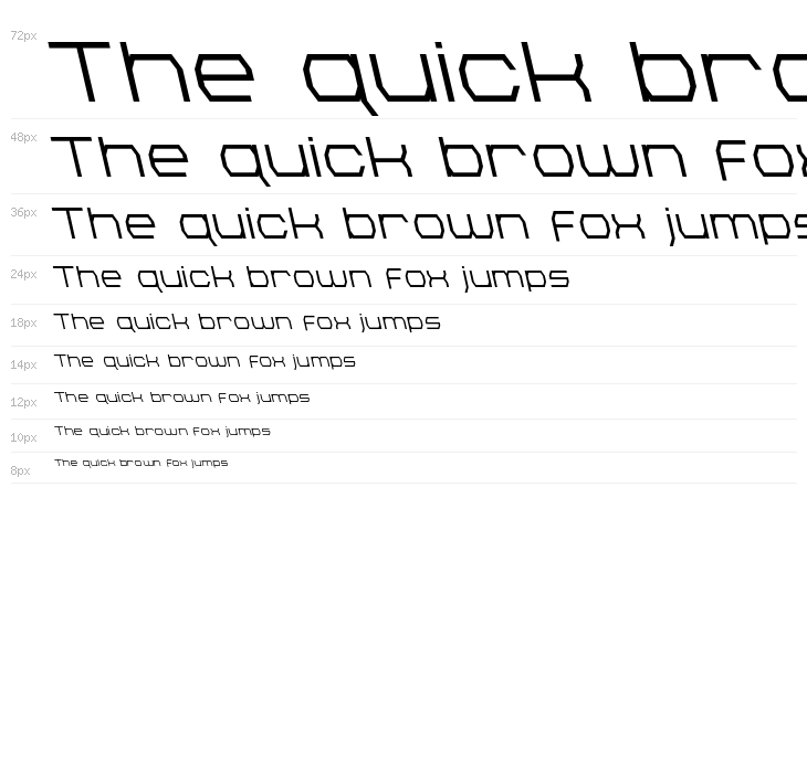 Bretton Semi-Bold Leftalic Waterfall