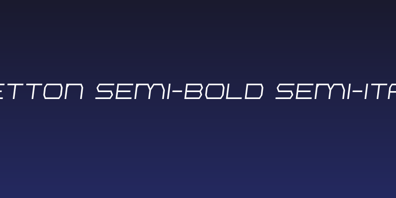 Bretton Semi-Bold Semi-Italic Social Header