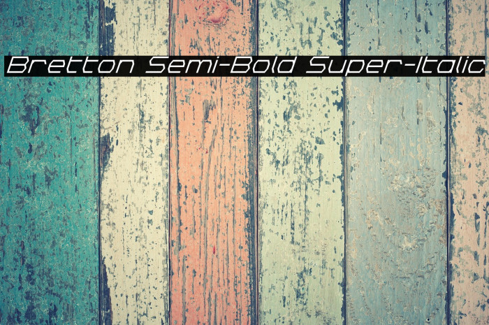 Bretton Semi-Bold Super-Italic Example 3
