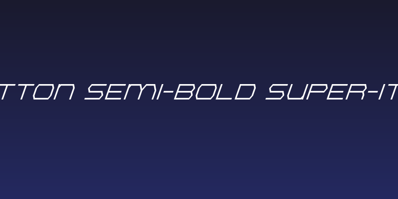 Bretton Semi-Bold Super-Italic Social Header
