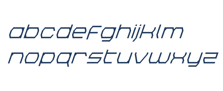 Bretton Semi-Bold Super-Italic Lowercase