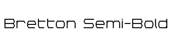 Bretton Semi-Bold  Free Fonts Download