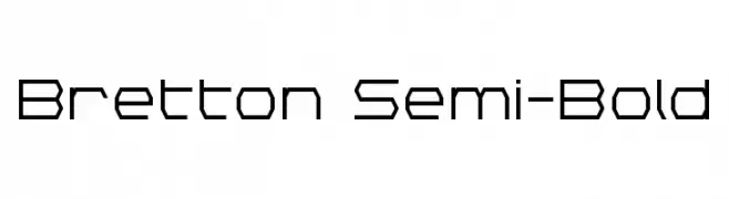 Bretton Semi-Bold  नि: शुल्क फ़ॉन्ट्स डाउनलोड