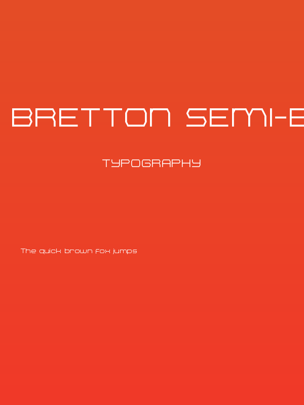 Bretton Semi-Bold Poster