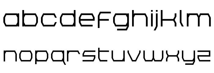 Bretton Semi-Bold Font LOWERCASE