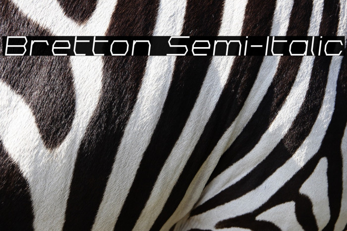 Bretton Semi-Italic Example 2