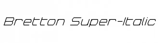 Bretton Super-Italic  Fuentes Gratis Descargar