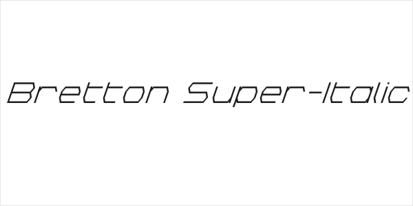 Bretton Super-Italic Logo
