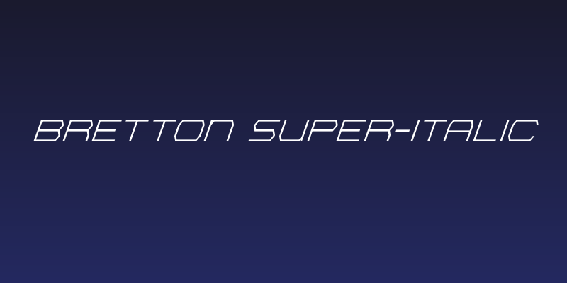 Bretton Super-Italic Social Header
