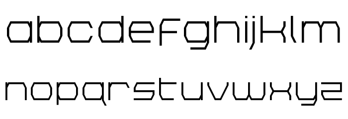 Bretton Font LOWERCASE