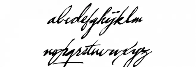 Brev Script Personal Use Schriftart Kleinbuchstaben