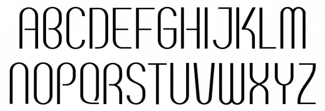 Breve SC Schriftart Groß
